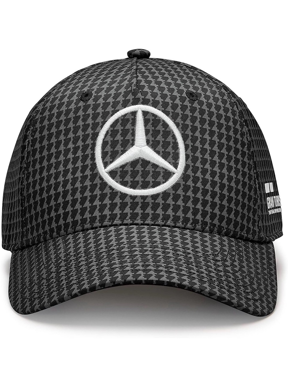 Mercedes-Benz Black Houndstooth Logo Baseball Cap